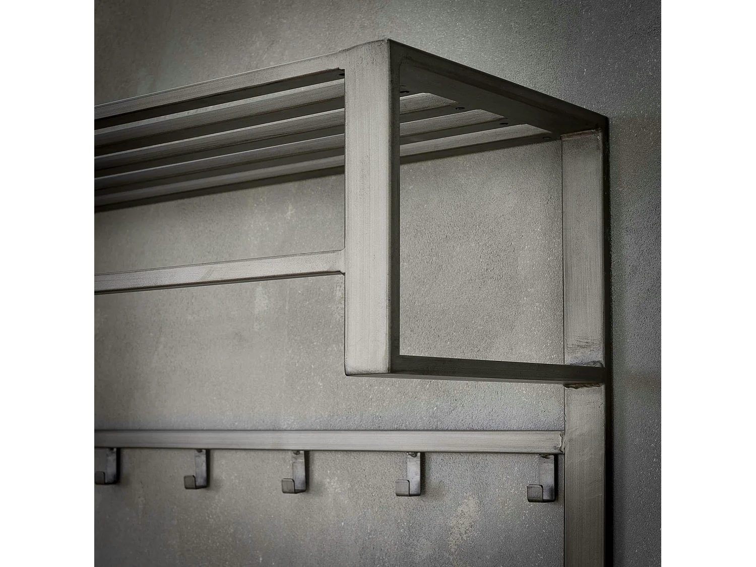 Portemanteau mural industriel métal GM