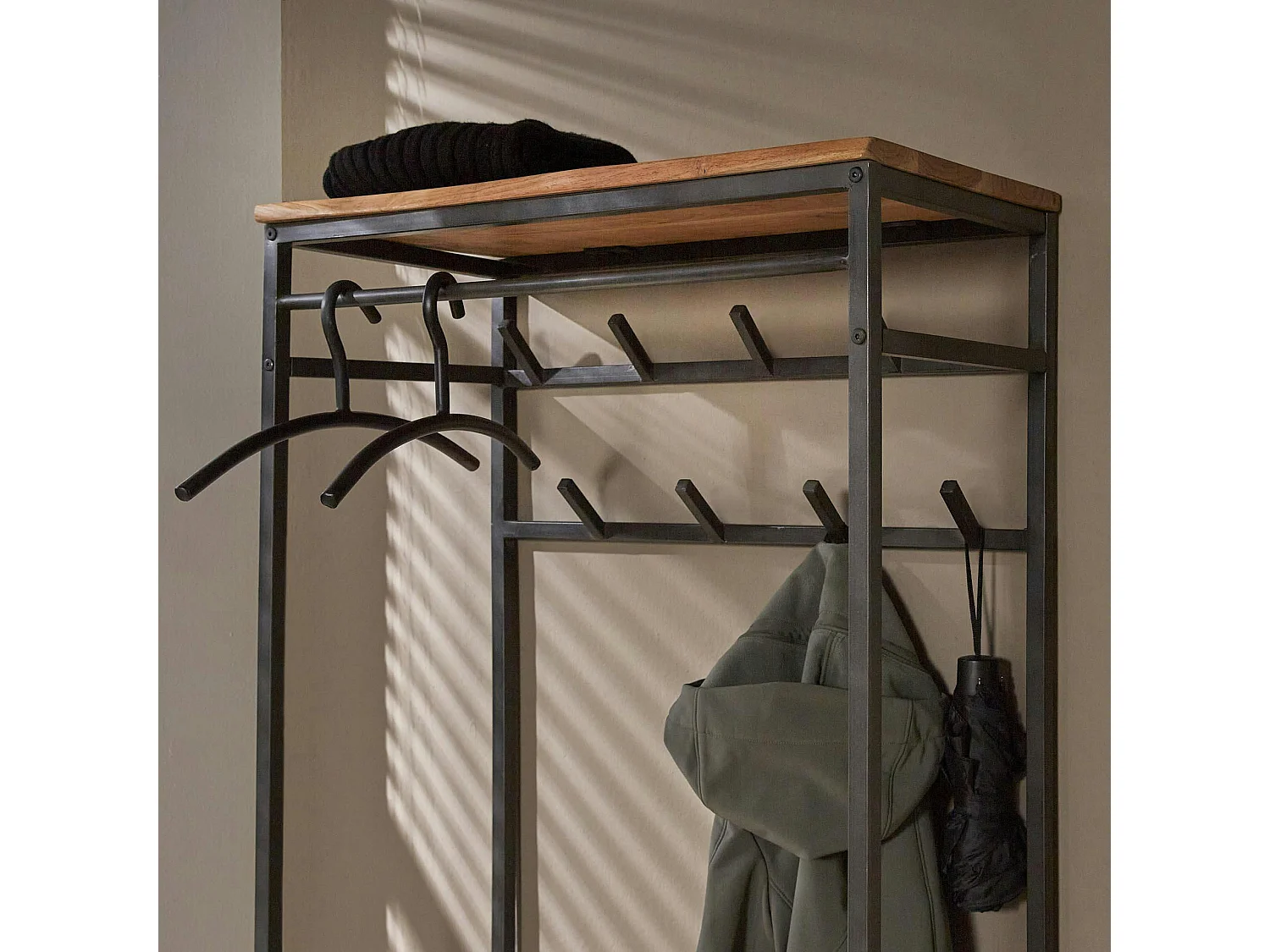 Meuble d'entrée en bois d'acacia MELBOURNE