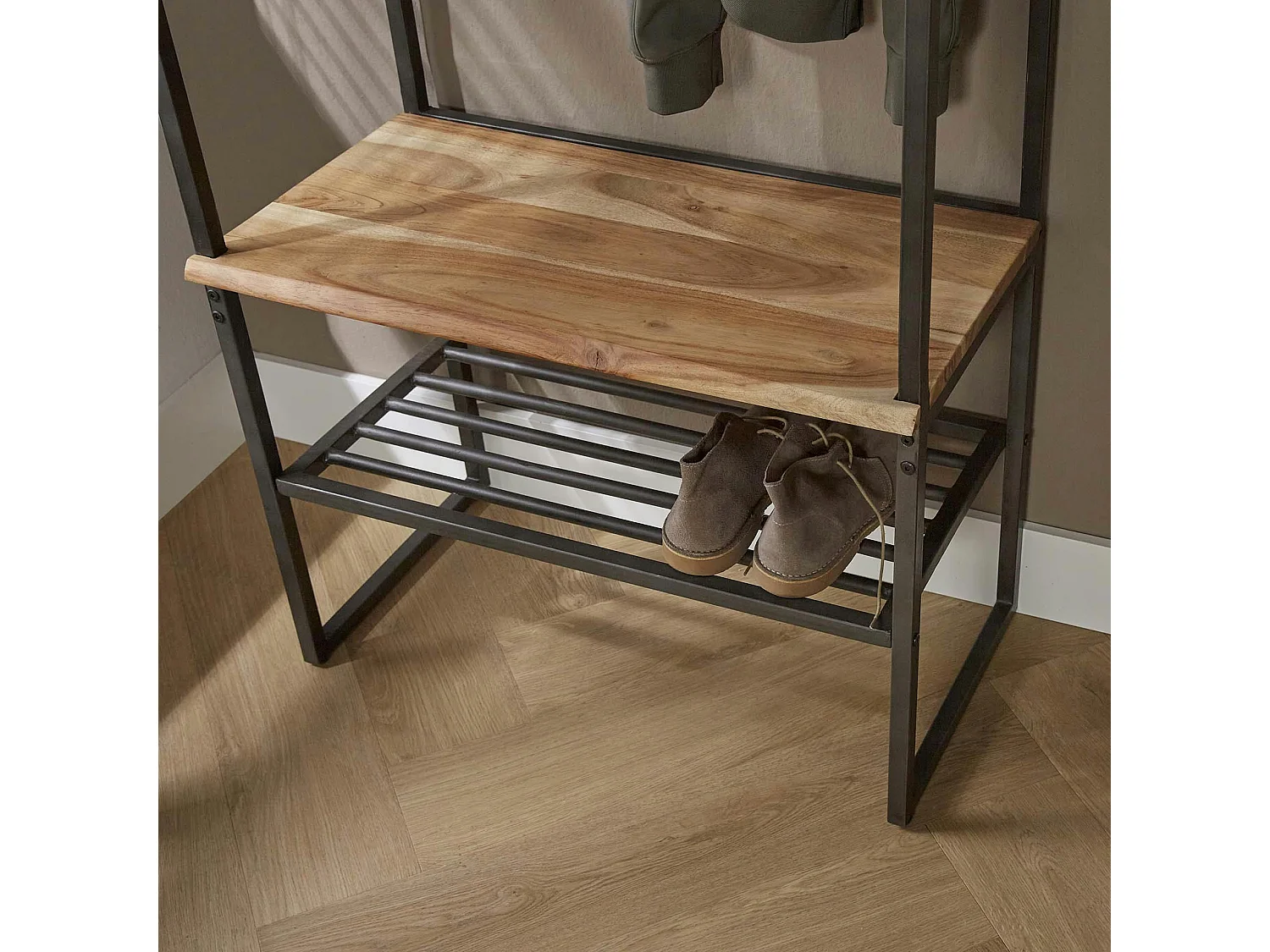 Meuble d'entrée en bois d'acacia MELBOURNE