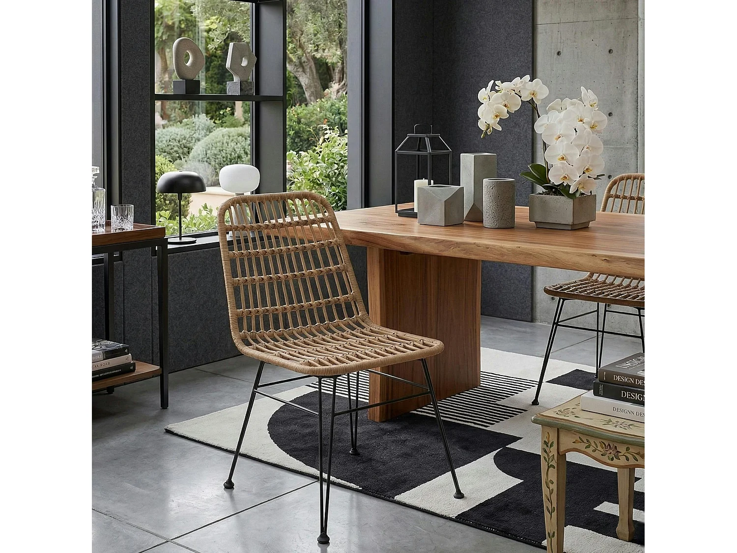 Chaise en rotin synthétique (lot de 2) GRENADE