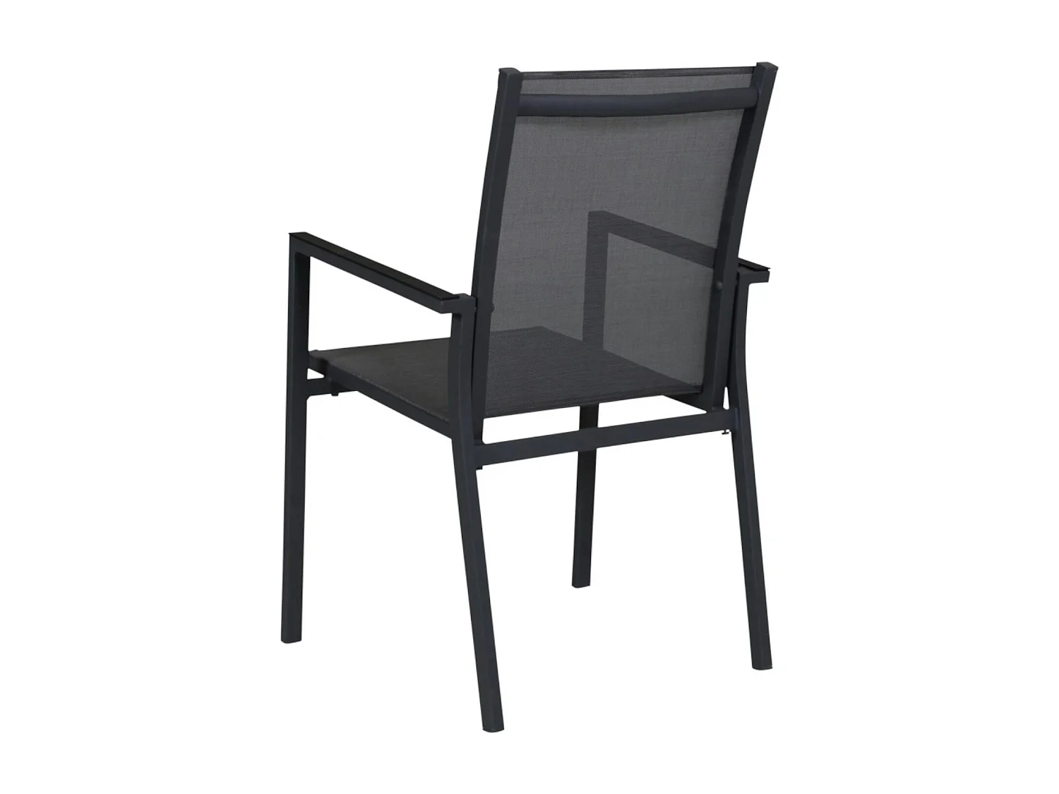 Fauteuil de jardin gris anthracite en aluminium (lot de 2) OSLO