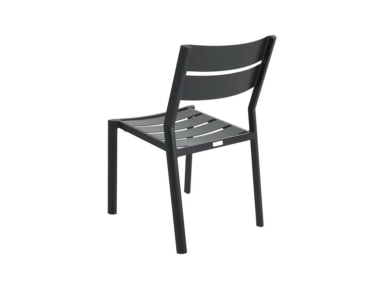Chaise de jardin en aluminium gris ardoise (lot de 2) STOCKHOLM