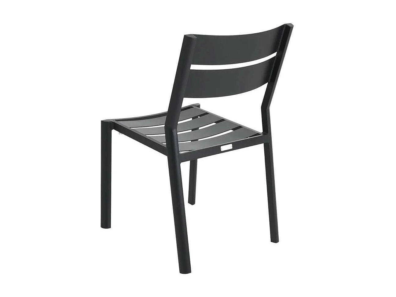 Chaise de jardin en aluminium gris ardoise (lot de 2) STOCKHOLM