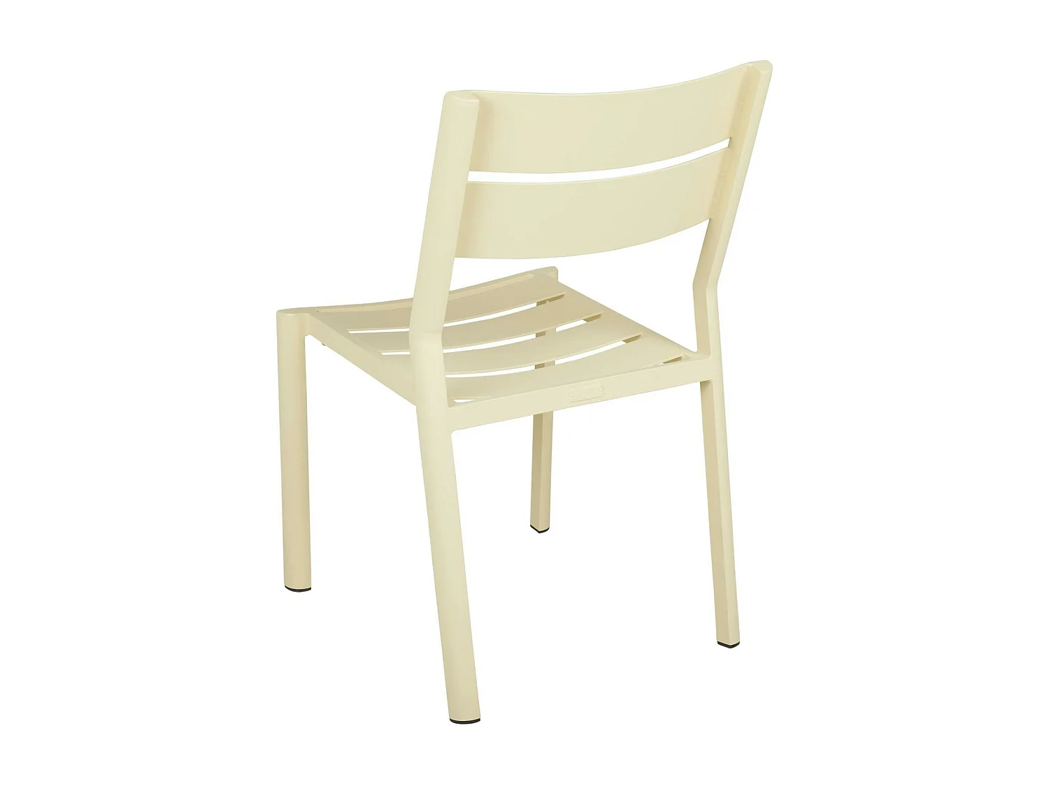 Chaise de jardin en aluminium jaune tendre (lot de 2) STOCKHOLM
