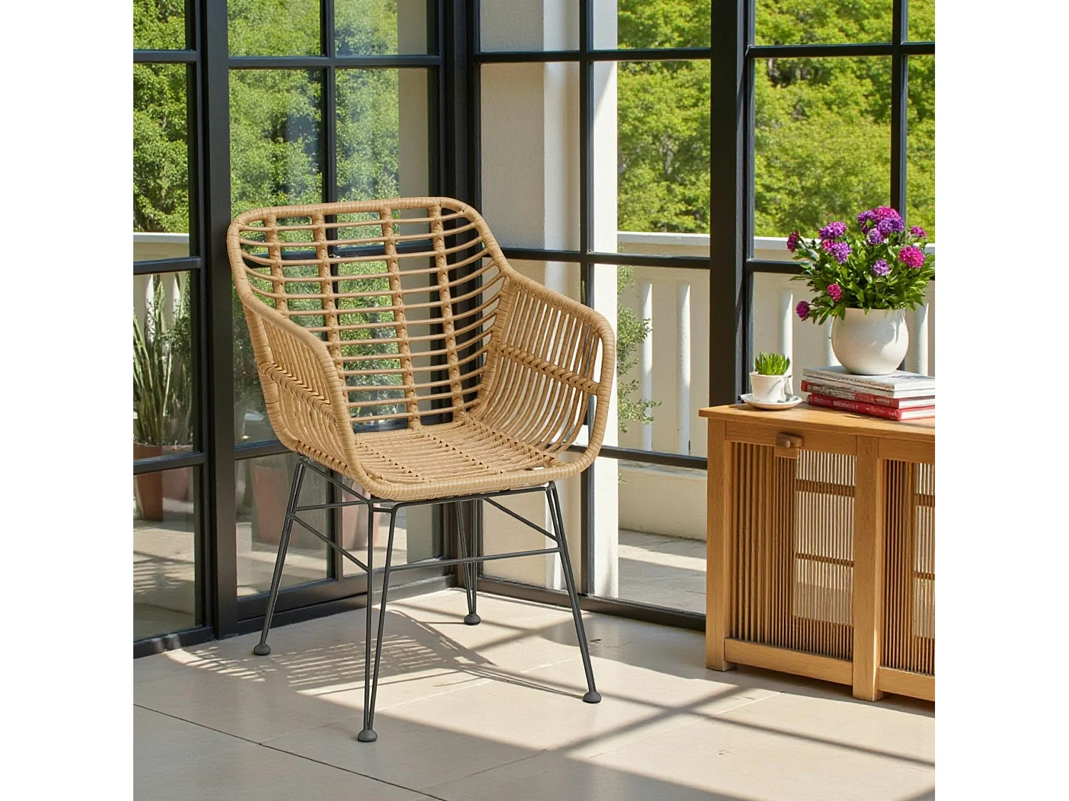 Fauteuil en rotin synthétique (lot 2) GRENADE