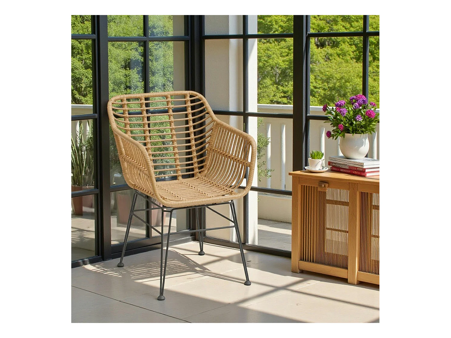 Fauteuil en rotin synthétique (lot 2) GRENADE