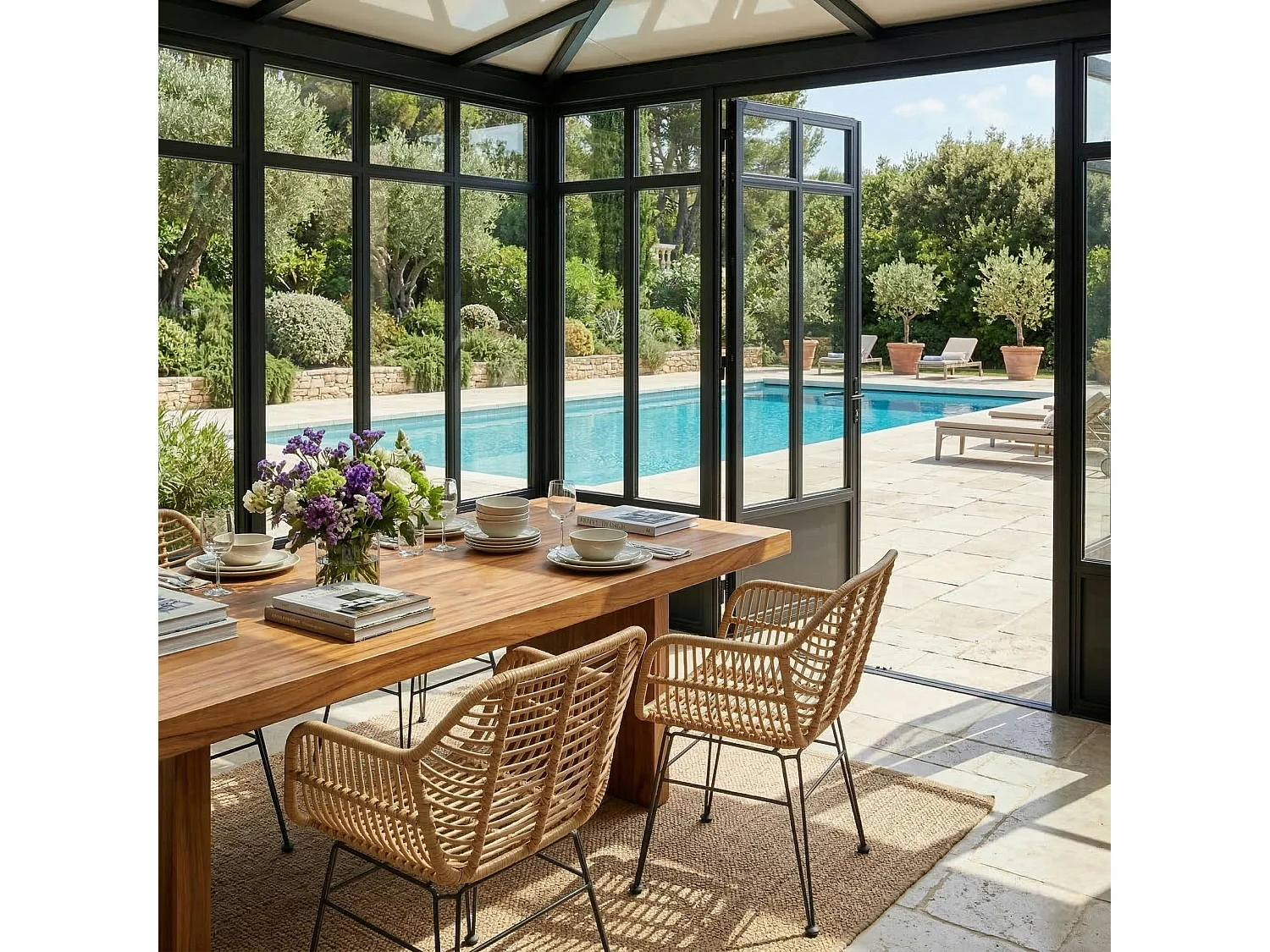 Fauteuil en rotin synthétique (lot 2) GRENADE