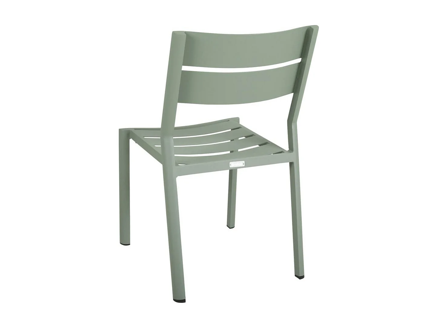 Chaise de jardin en aluminium vert argile (lot de 2) STOCKHOLM