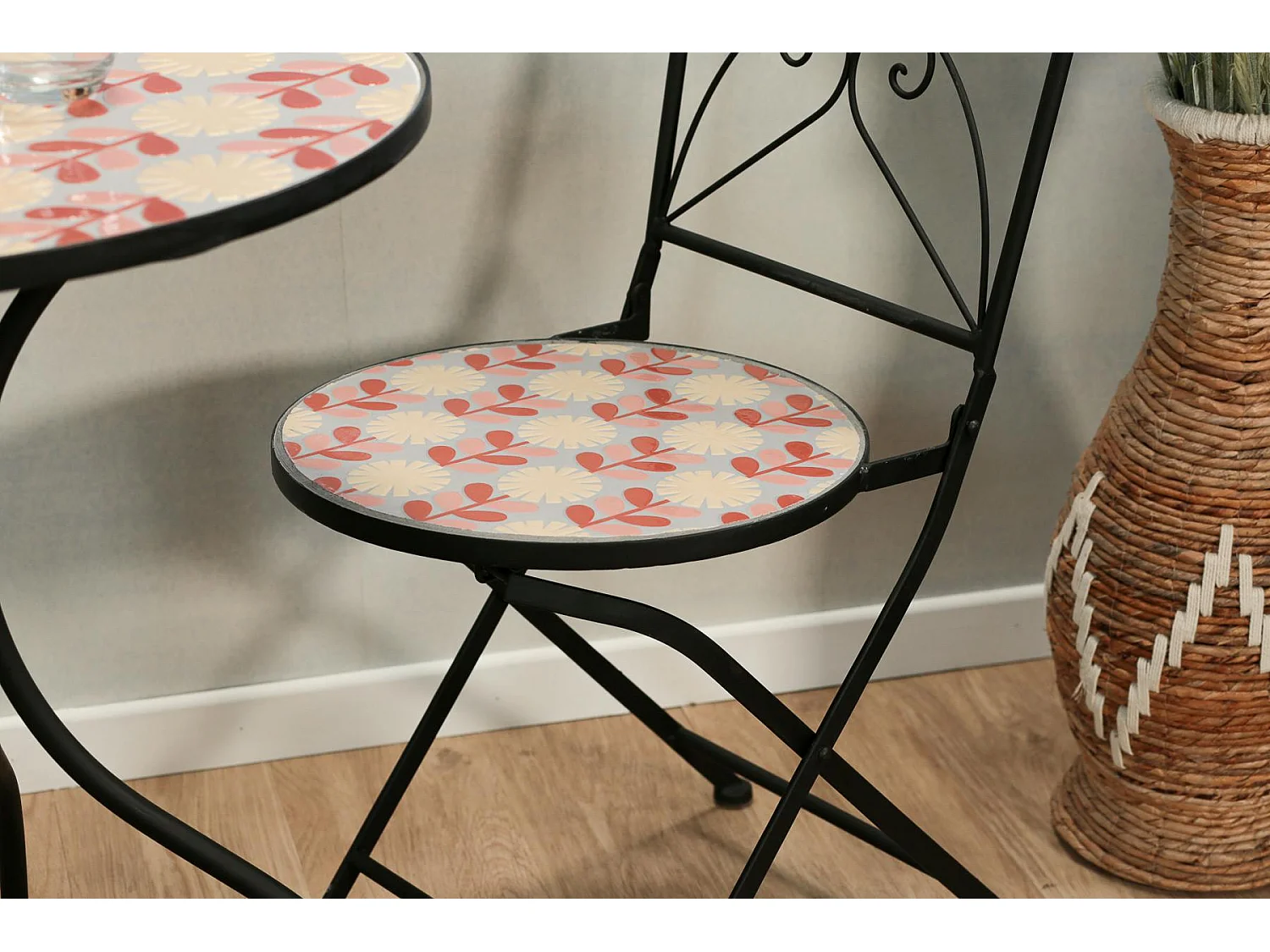 Chaise de jardin motif 70s (lot de 2) GRENADE