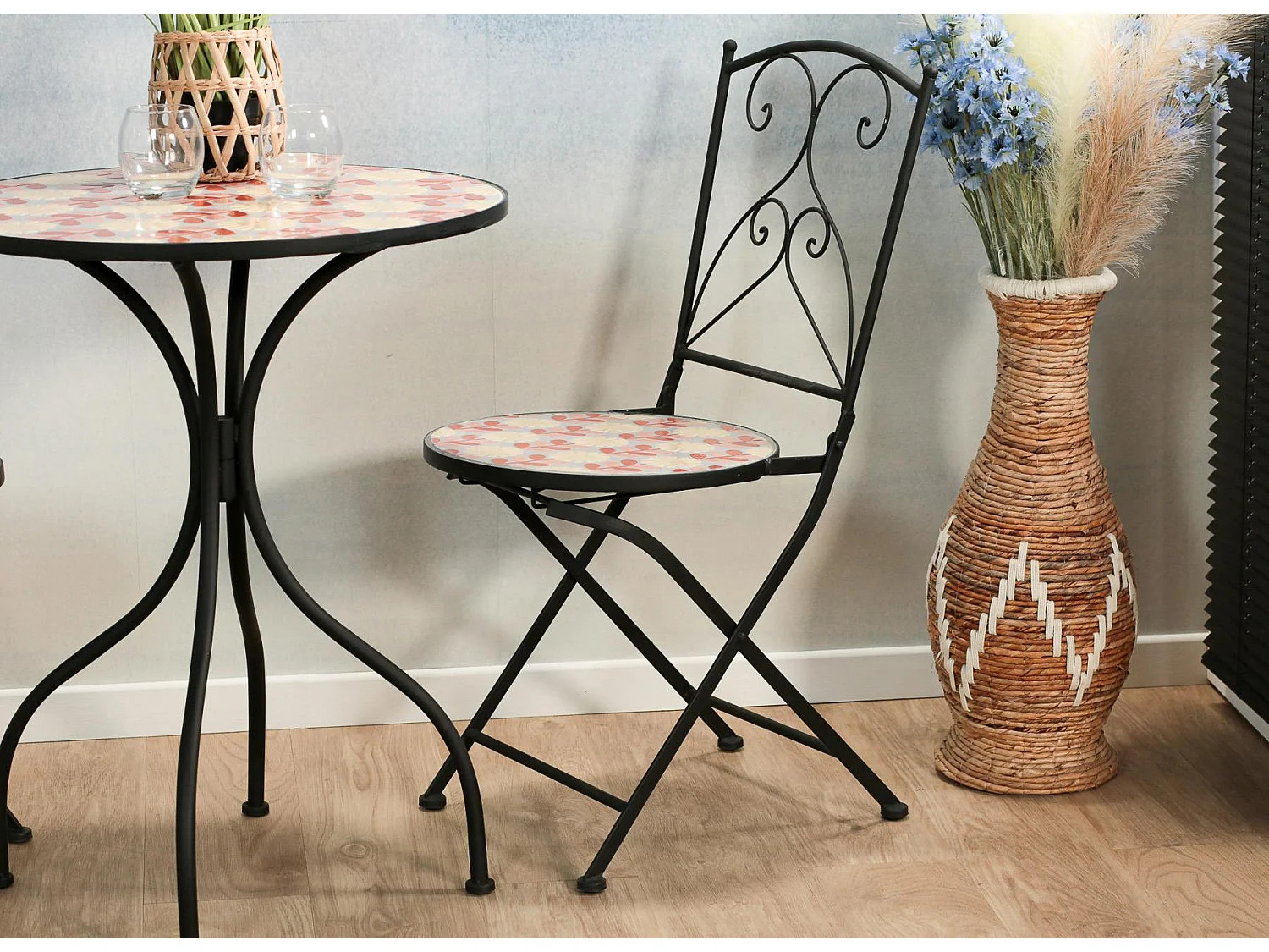 Chaise de jardin motif 70s (lot de 2) GRENADE