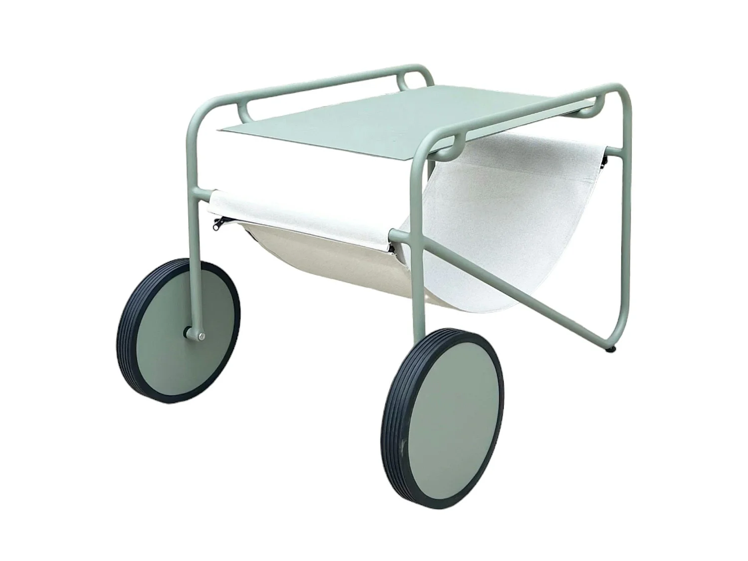 Table d'appoint de jardin en aluminium vert argile OSLO
