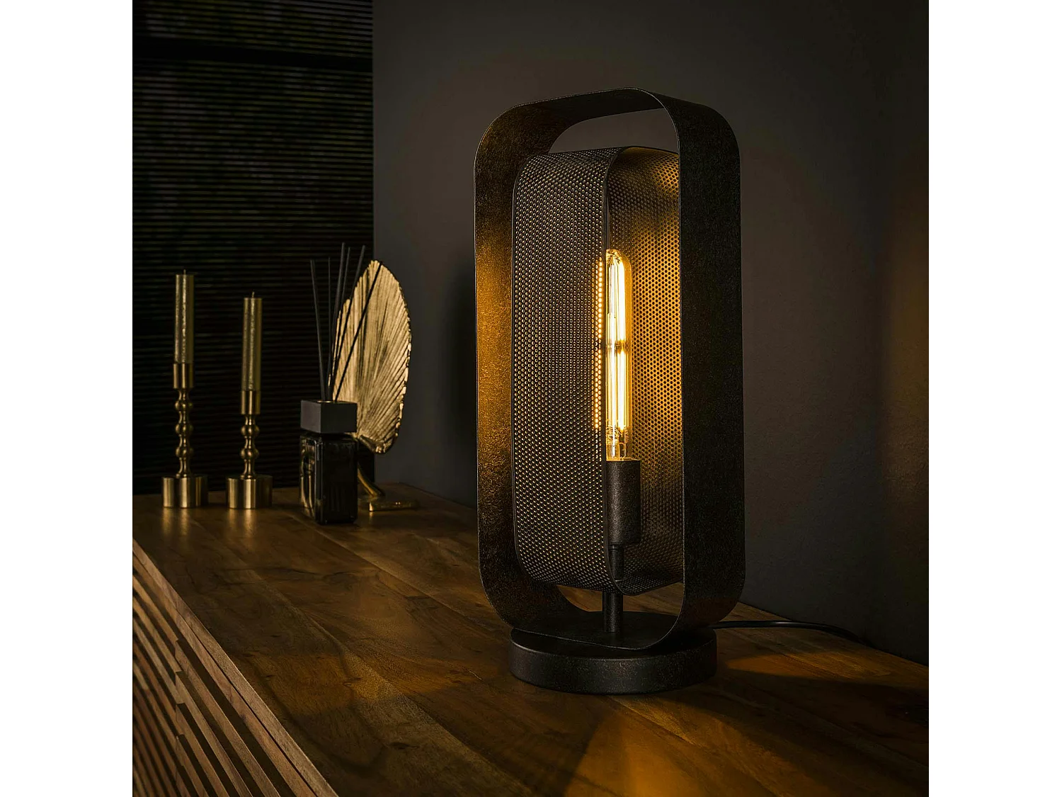 Lampe industrielle à double cadre RALF