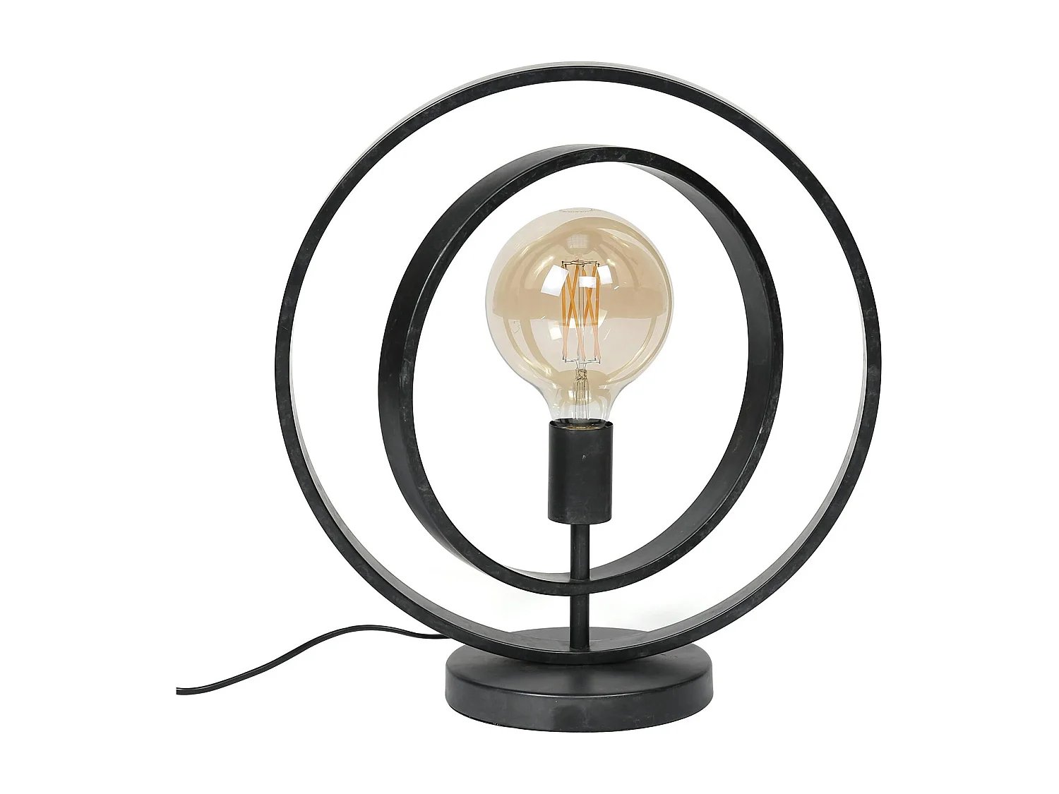 Lampe industrielle anneaux croisés TRIBECA