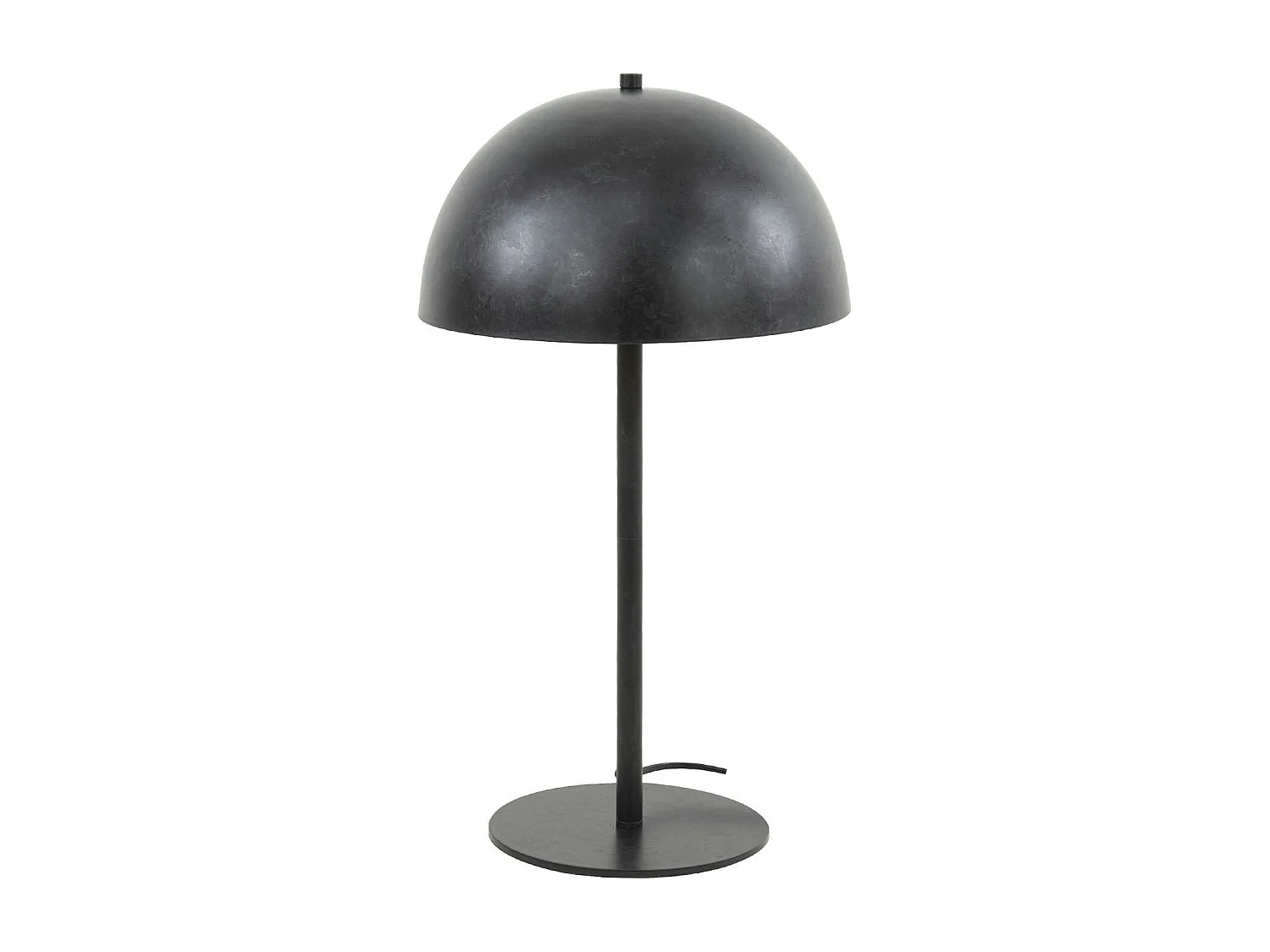 Lampe vintage avec abat-jour métal couleur charbon RALF