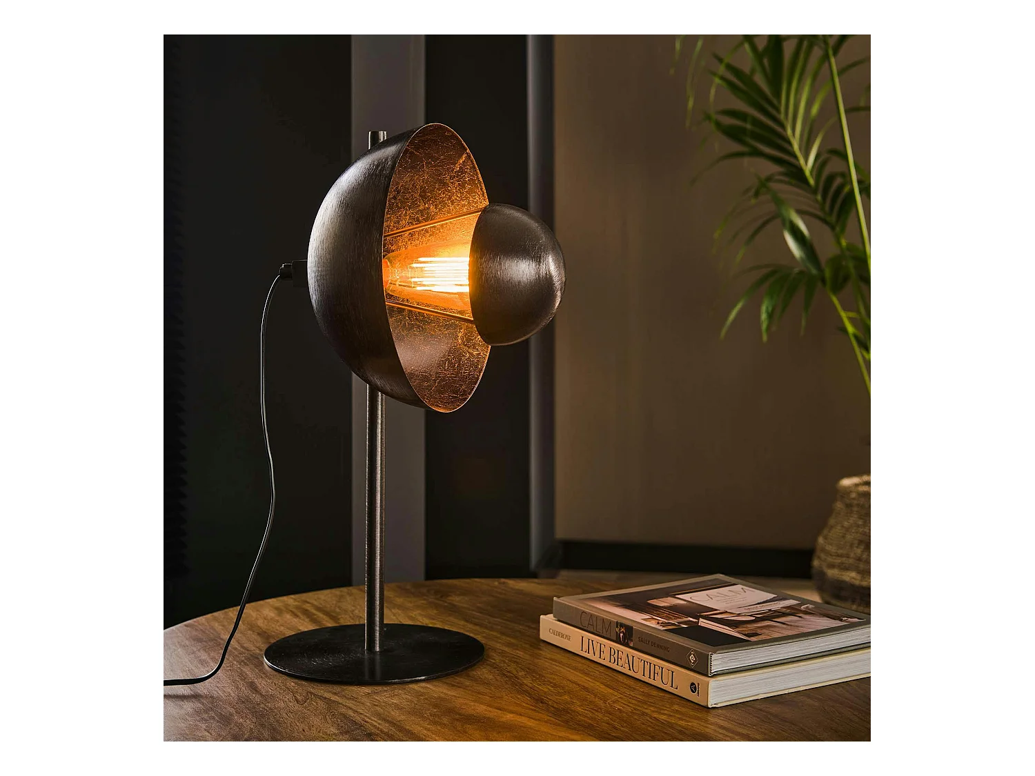 Lampe à poser vintage avec abat-jour réglable RALF