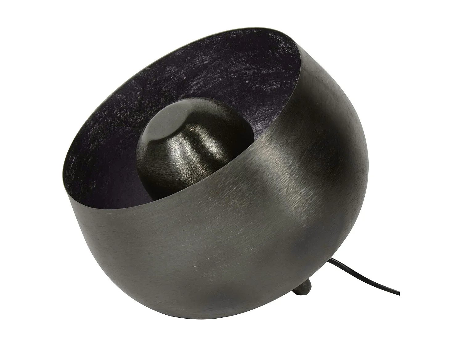 Lampe à poser industrielle cloche noire PM TRIBECA