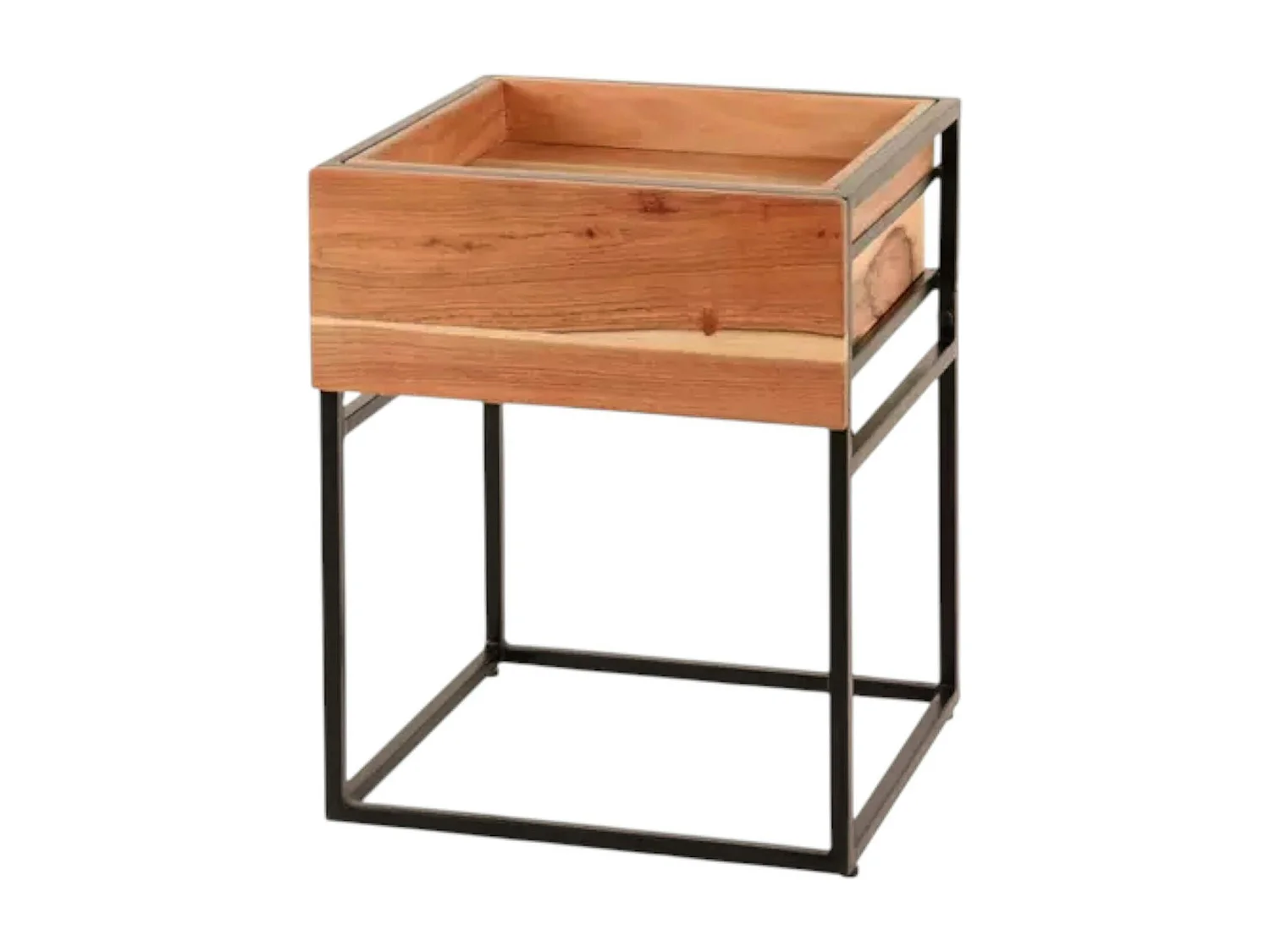 Table de chevet moderne 1 tiroir, 1 plateau MELBOURNE