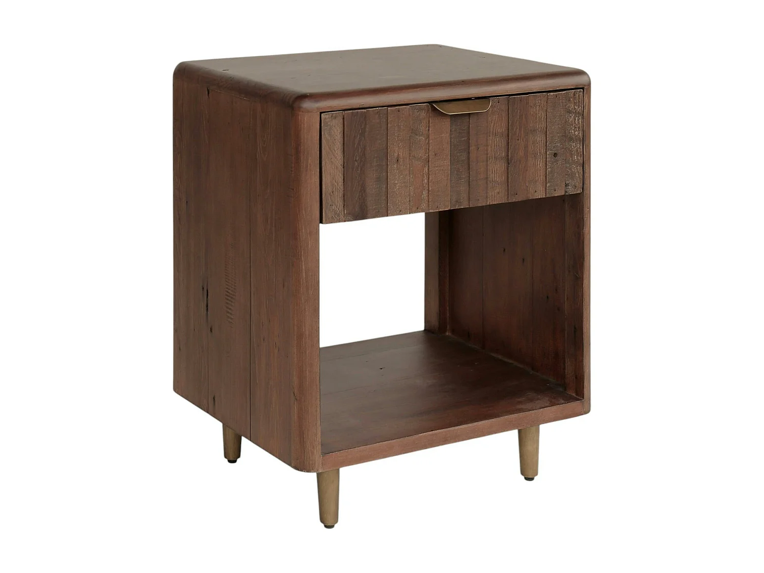 Table de chevet bois recyclé brun QUEENSTOWN