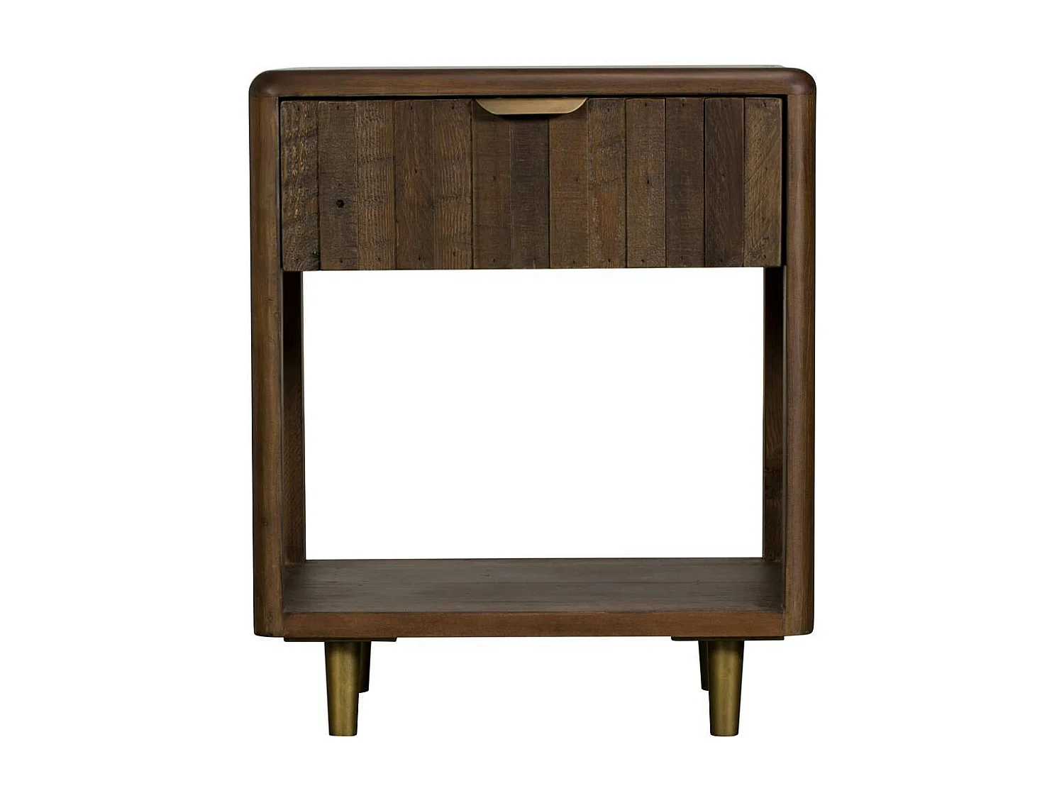 Table de chevet bois recyclé brun QUEENSTOWN