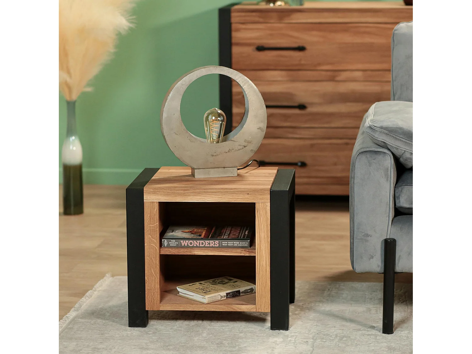 Chevet en chêne huilé FERSCOTT 2