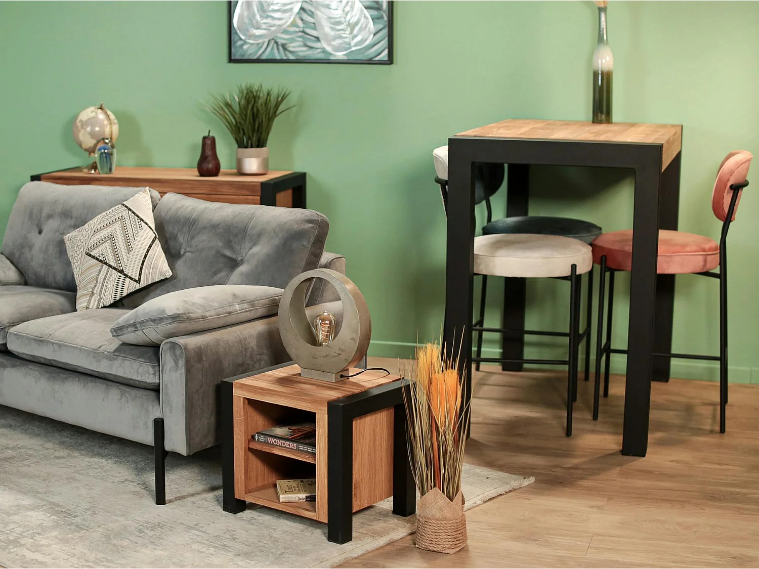 Chevet en chêne huilé FERSCOTT 2