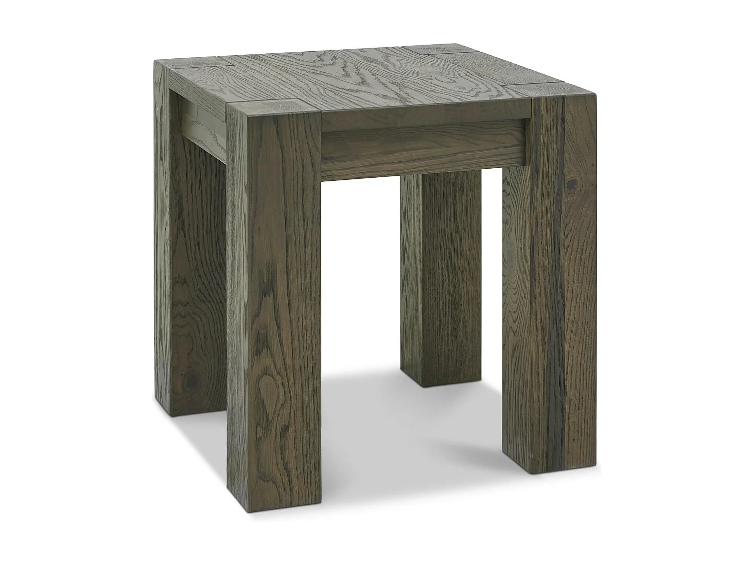 Bout de canapé en bois de chêne fumé ALLEN