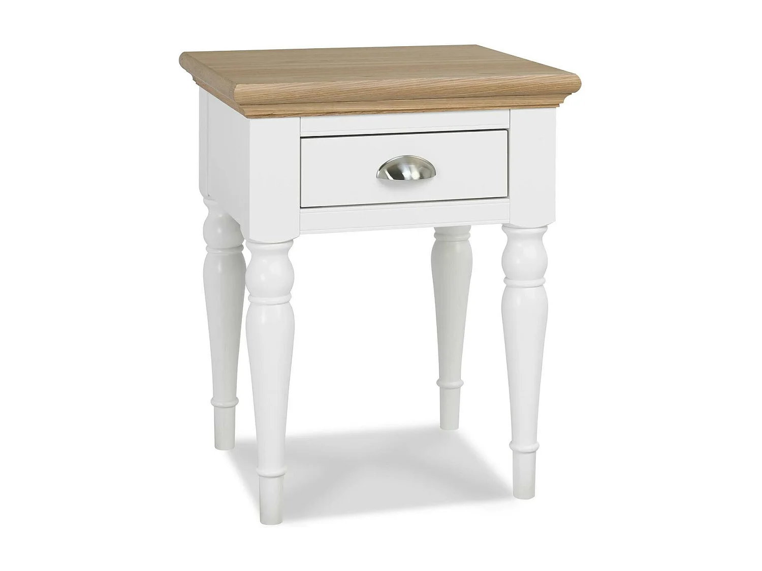 Table de chevet blanc ivoire PORTSMOUTH