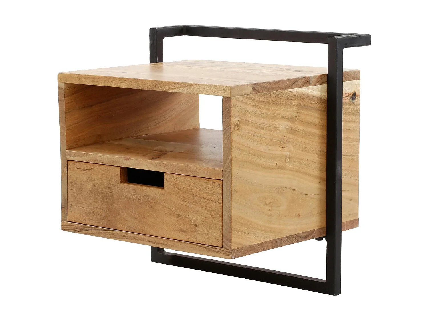 Table de chevet suspendue moderne en bois MELBOURNE