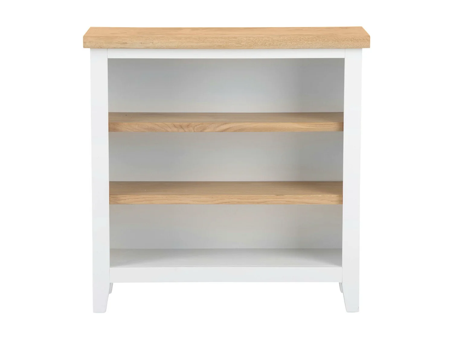 Petite bibliothèque blanche en chêne NAXOS