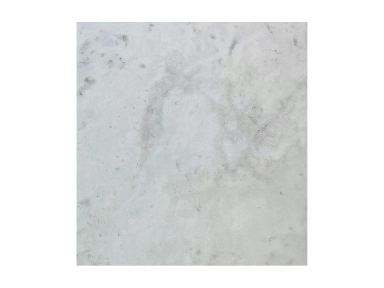 Sellette carrée plateau en marbre (lot de 2)