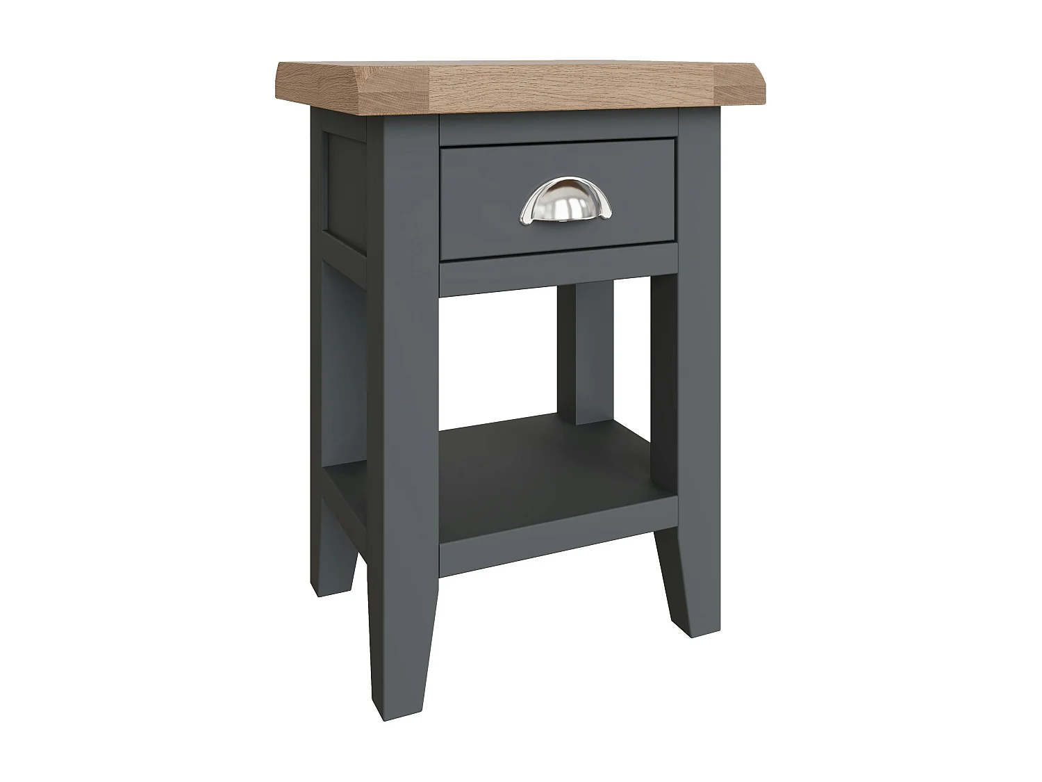 Bout de canapé en bois finition charbon COVENTRY