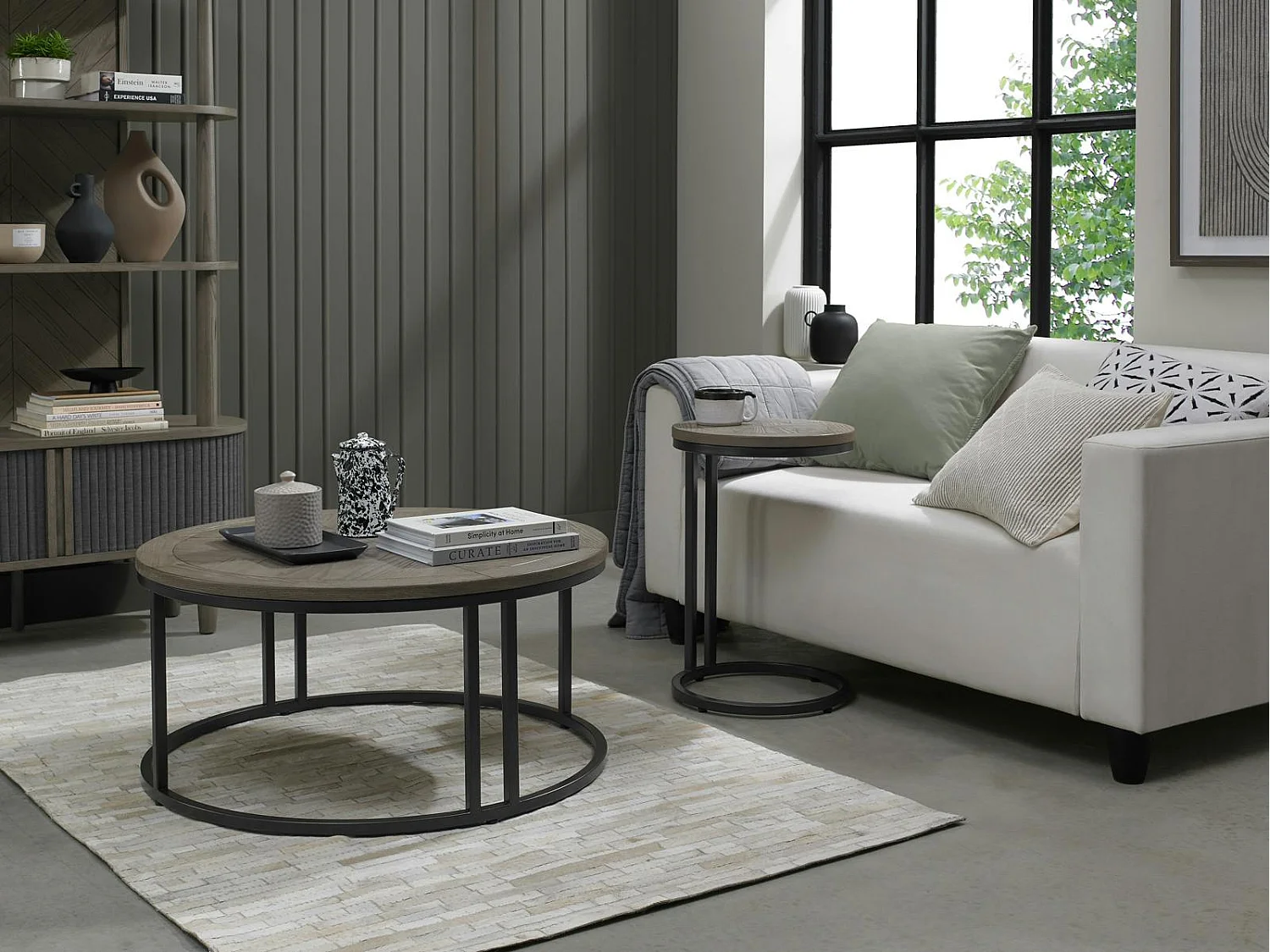 Table d'appoint ronde HOUSTON