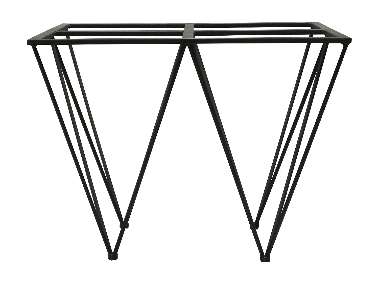 Table d'appoint Bout de Canapé Design verre et métal LOUVRE