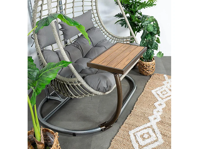 Table d'appoint pour fauteuil suspendu naturel SOUTH BEACH