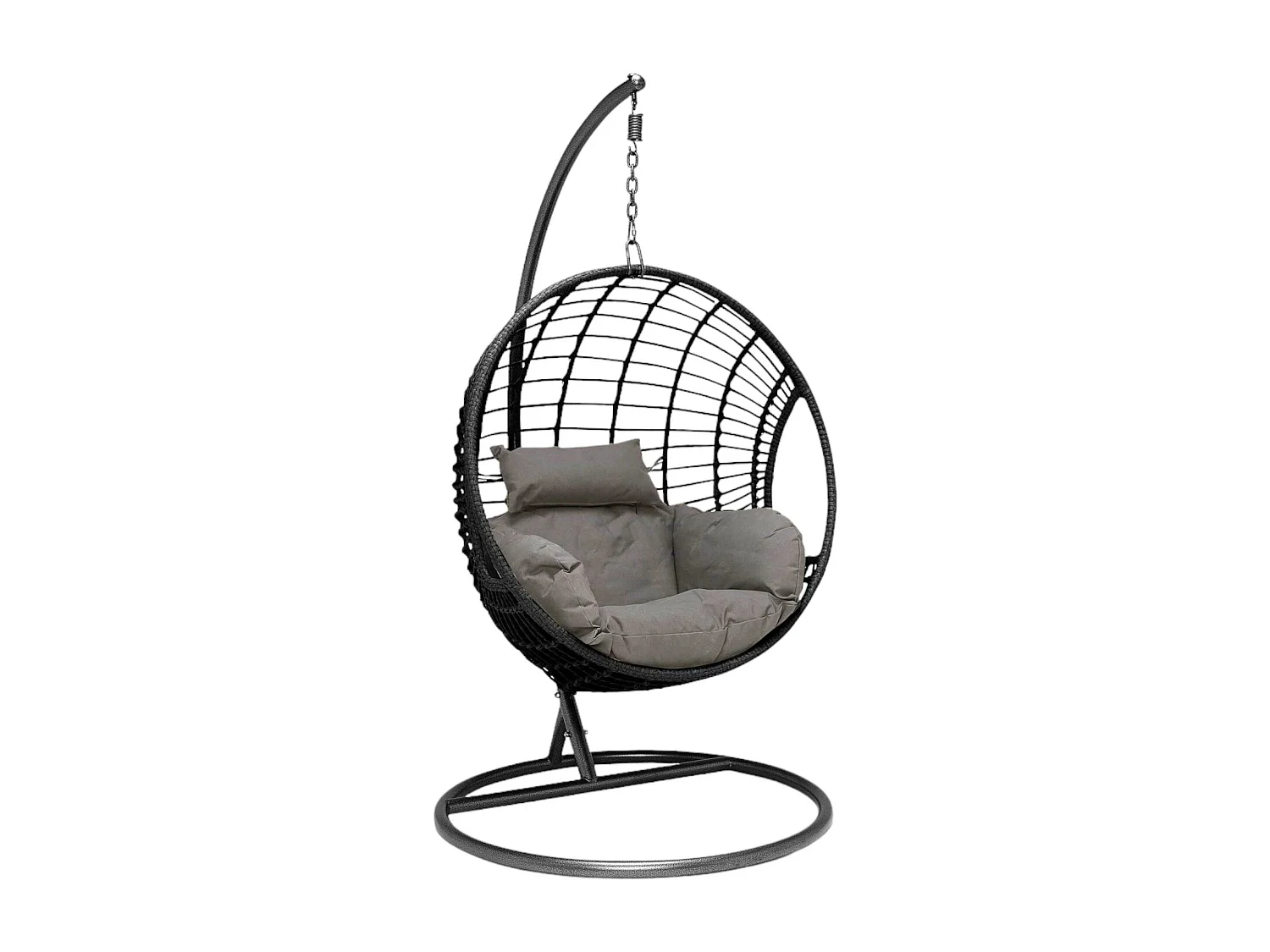 Fauteuil suspendu résine noire SOUTH BEACH