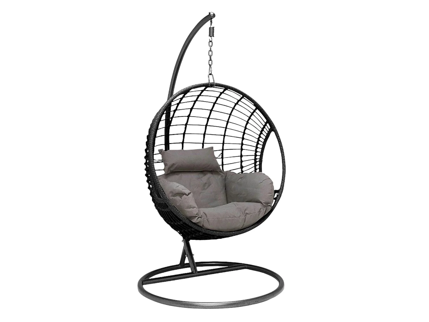 Fauteuil suspendu résine noire SOUTH BEACH