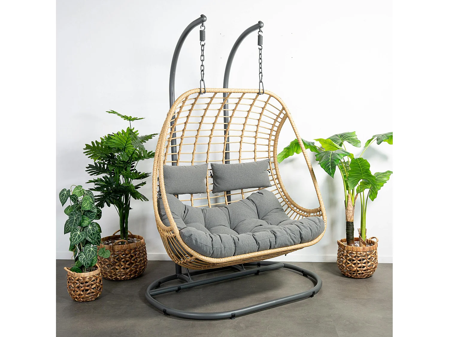 Fauteuil suspendu 2 places naturel SOUTH BEACH