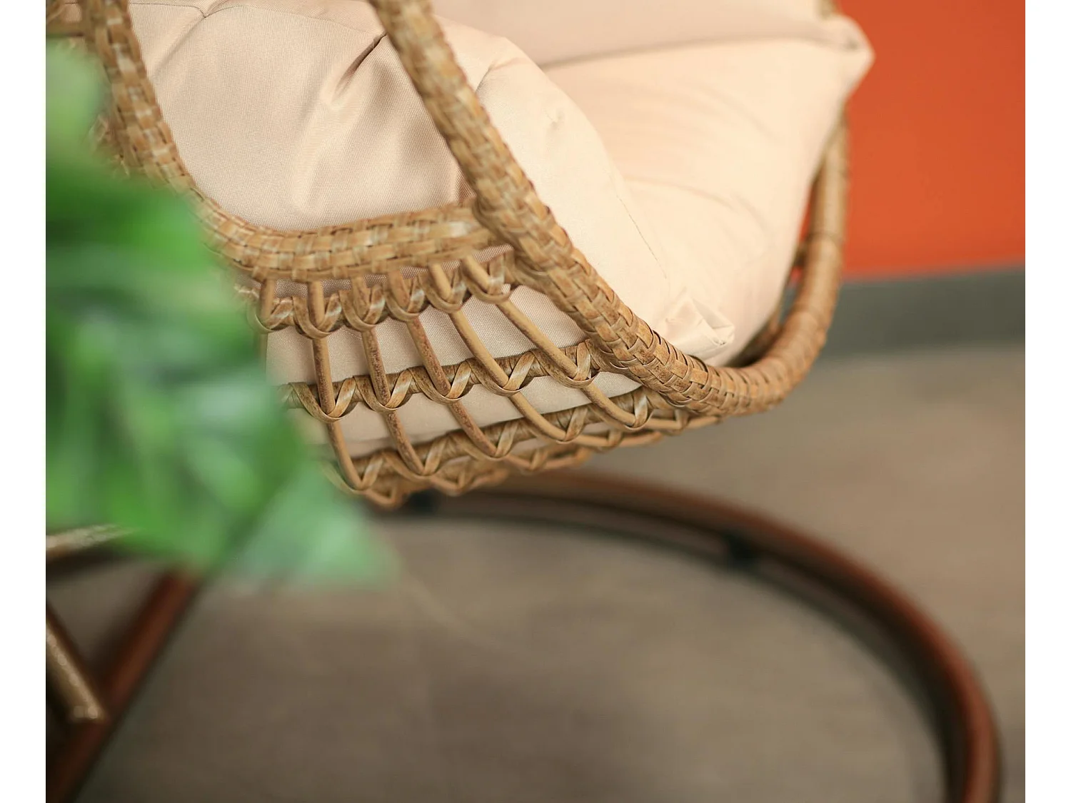 Fauteuil suspendu rond finition naturelle SOUTH BEACH