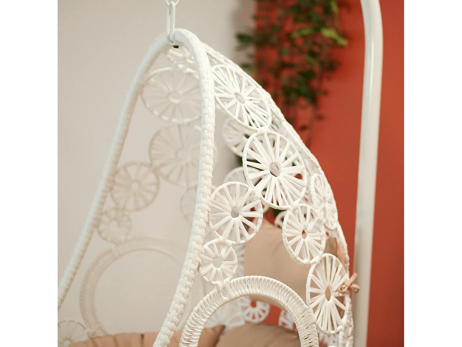 Fauteuil œuf suspendu blanc SOUTH BEACH