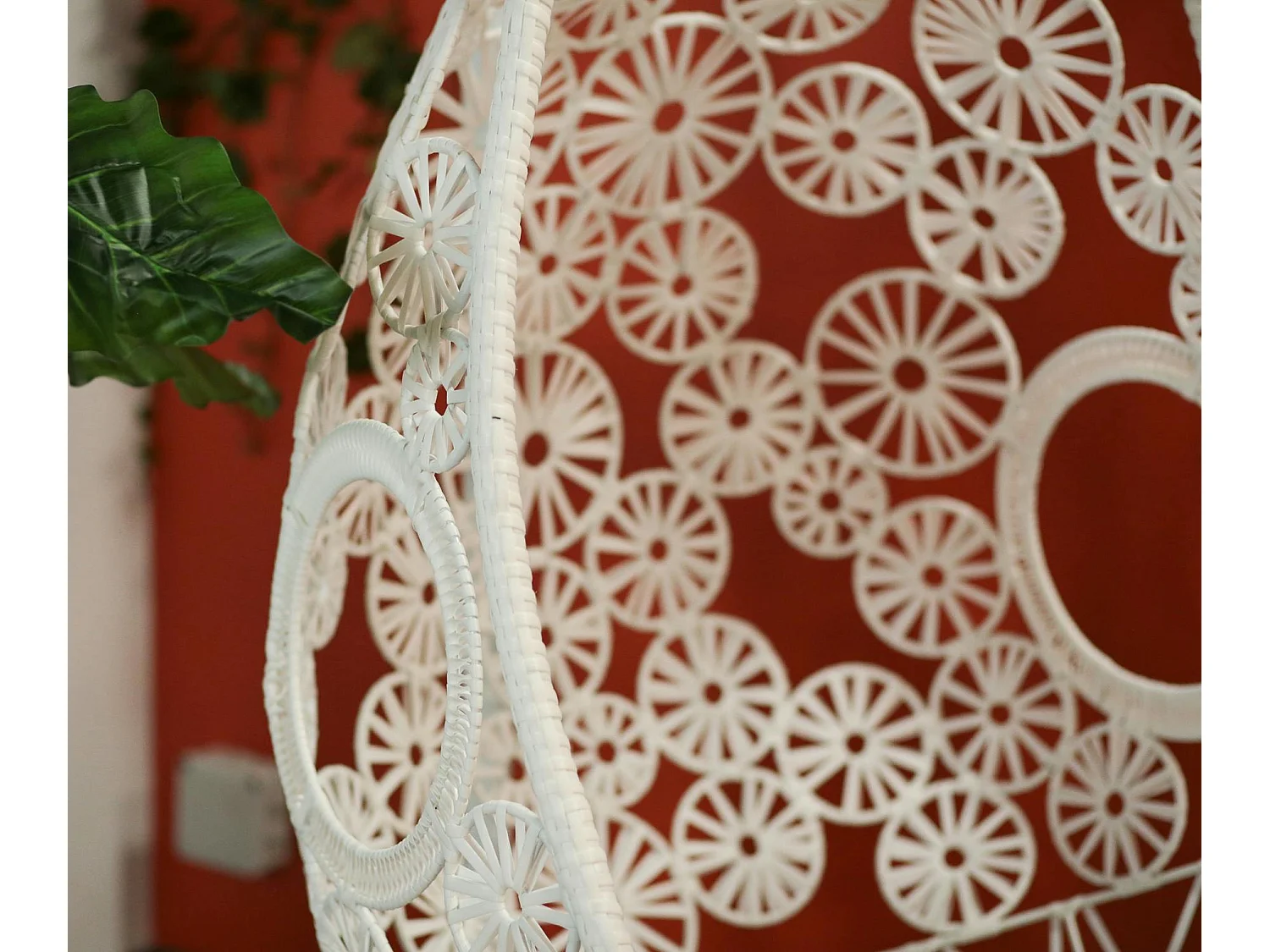 Fauteuil œuf suspendu blanc SOUTH BEACH