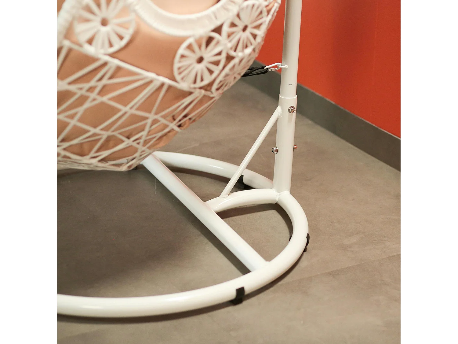 Fauteuil œuf suspendu blanc SOUTH BEACH