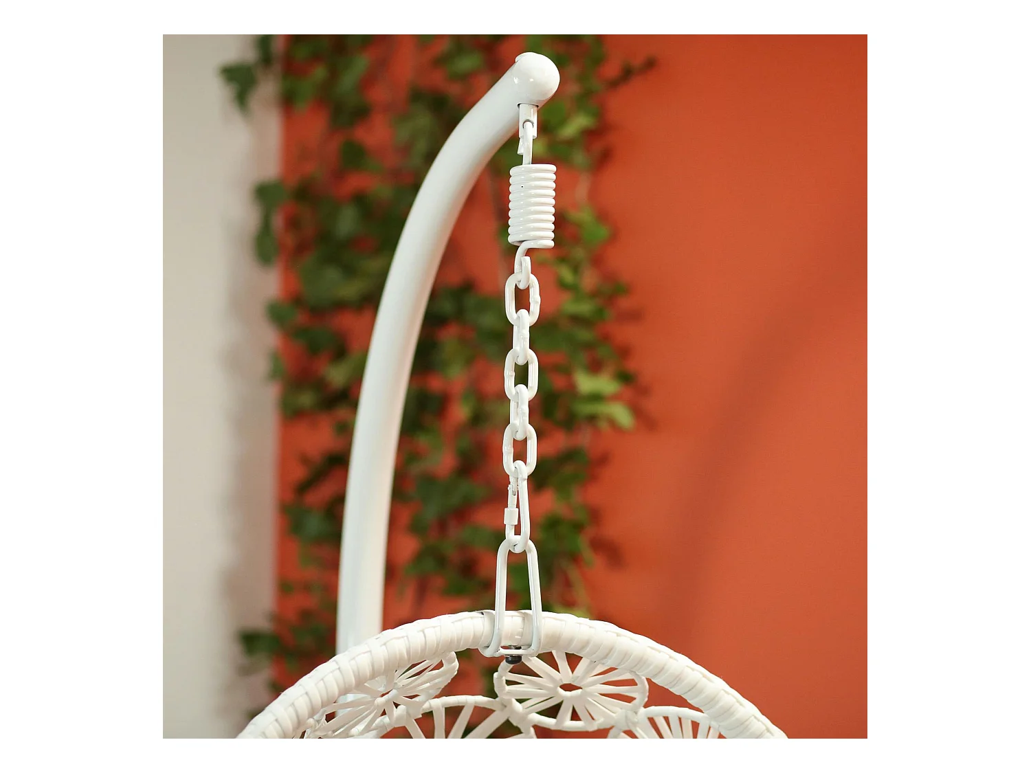 Fauteuil œuf suspendu blanc SOUTH BEACH