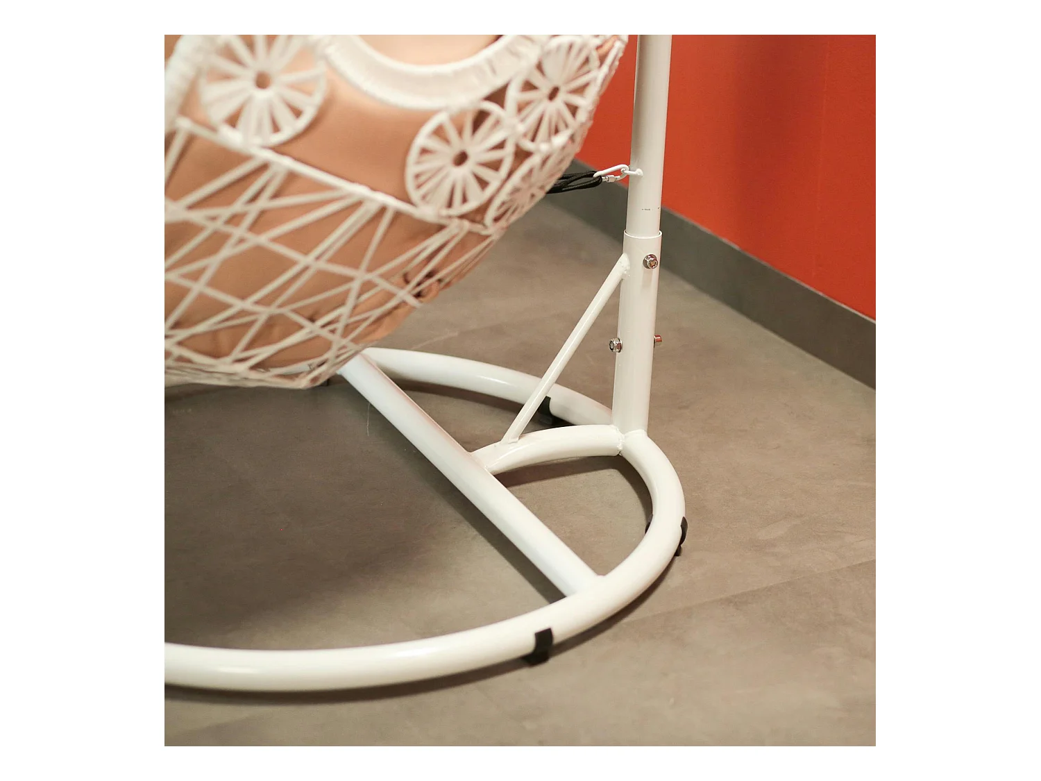 Fauteuil œuf suspendu blanc SOUTH BEACH