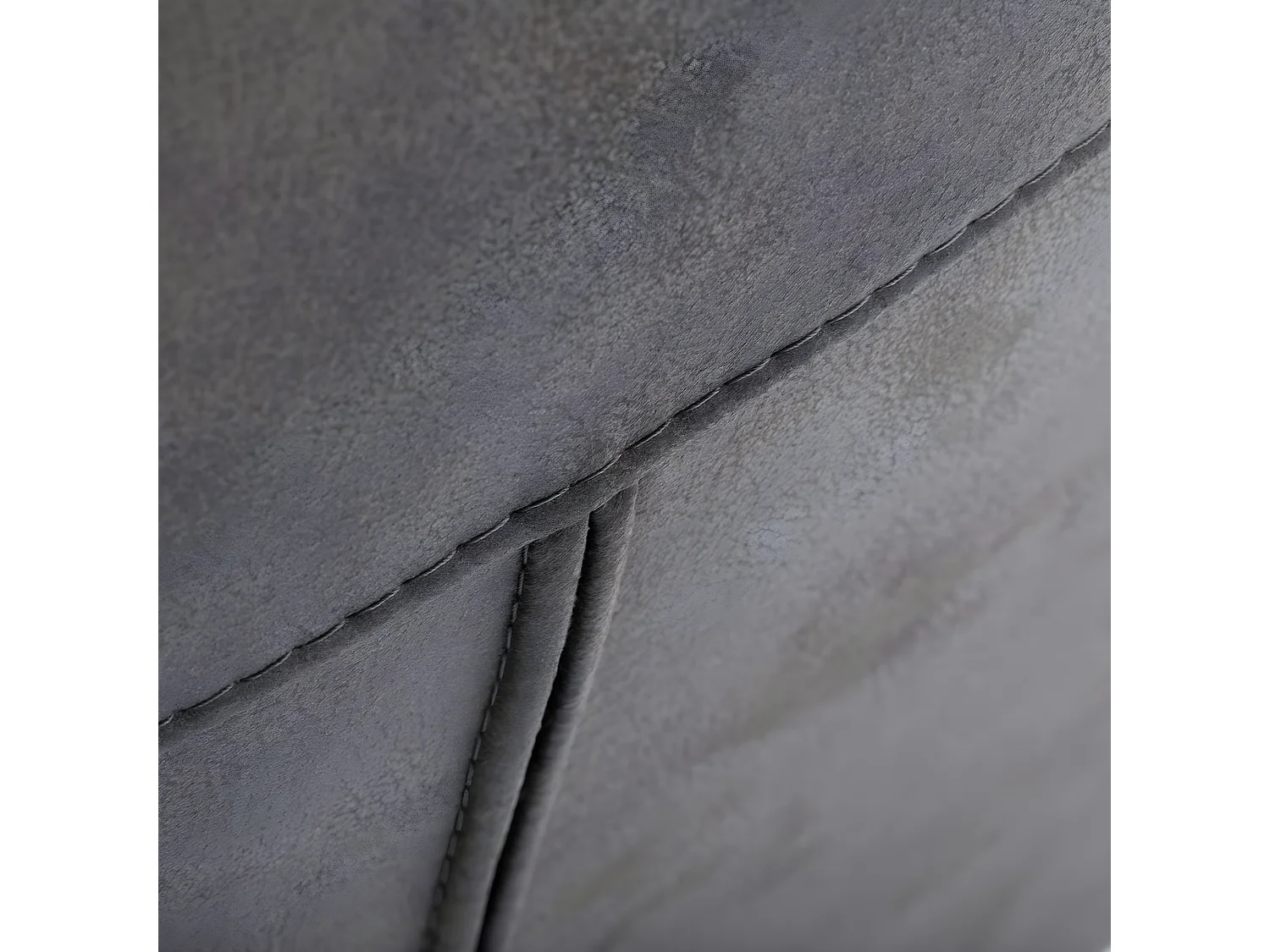 Chaise grise capitonnée salle à manger