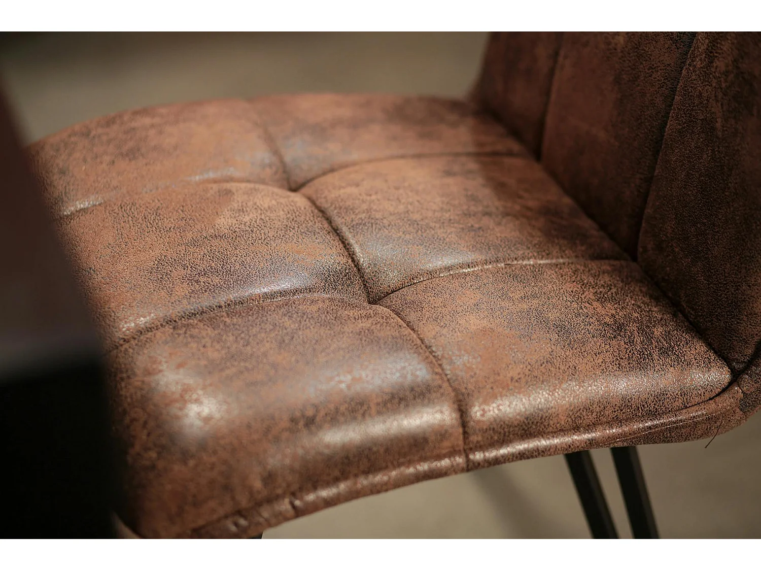 Chaise de salle à manger havane avec pieds épingle (lot de 2) MALMOE