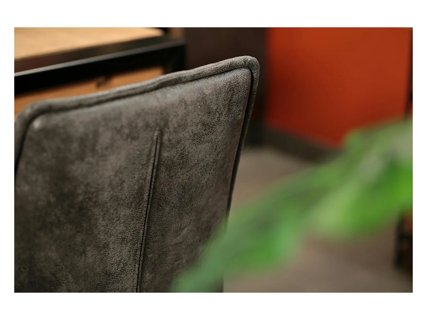 Chaise de salle à manger gris sombre avec pieds épingle (lot de 2) MALMOE