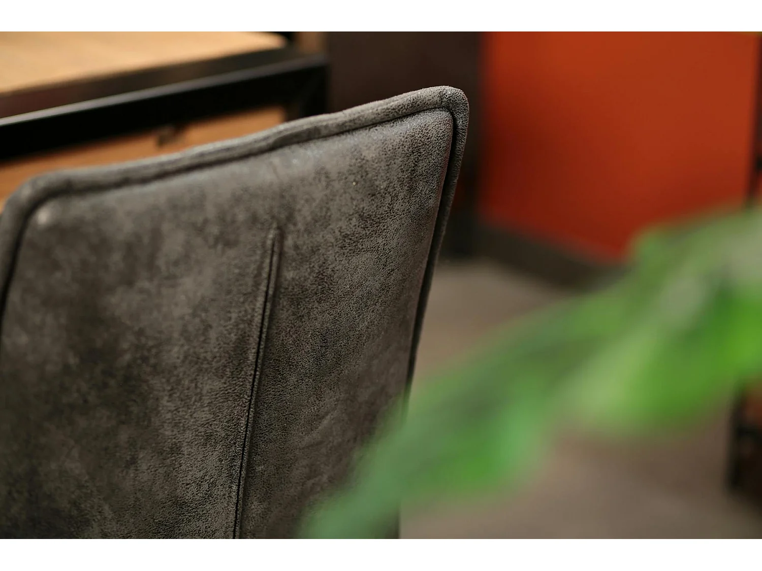 Chaise de salle à manger gris sombre avec pieds épingle (lot de 2) MALMOE