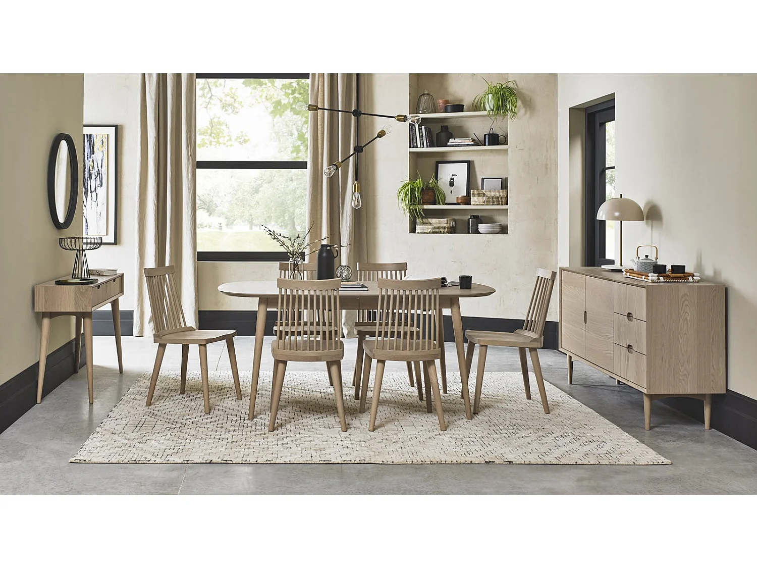 Chaise scandinave à barreaux (lot de 2) COPENHAGUE