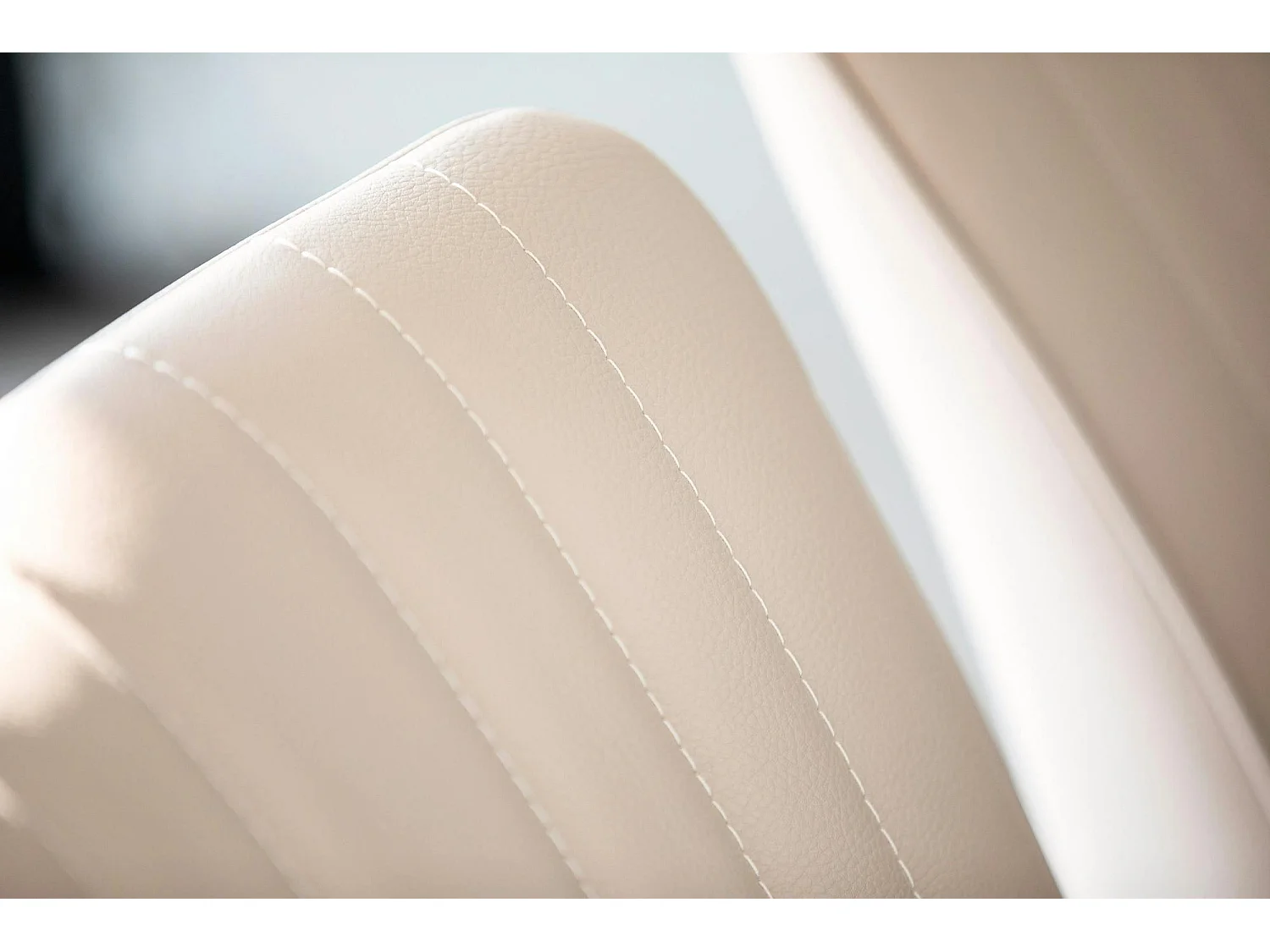 Chaise salle à manger beige (lot de 2) HUDSON