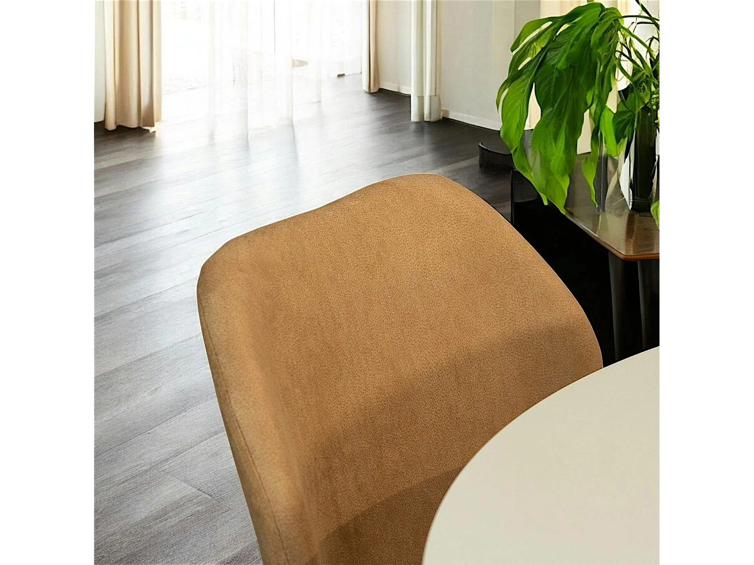 Chaise de salle à manger camel (lot de 2) HAWAI